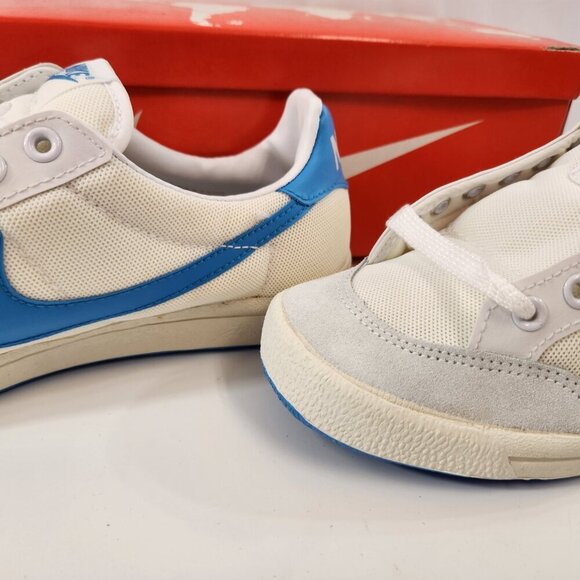 Nike Meadow 7342 White/Light Blue 1980s NEW OLD STOCK Mens Size 8 1/2 - Picture 4 of 16